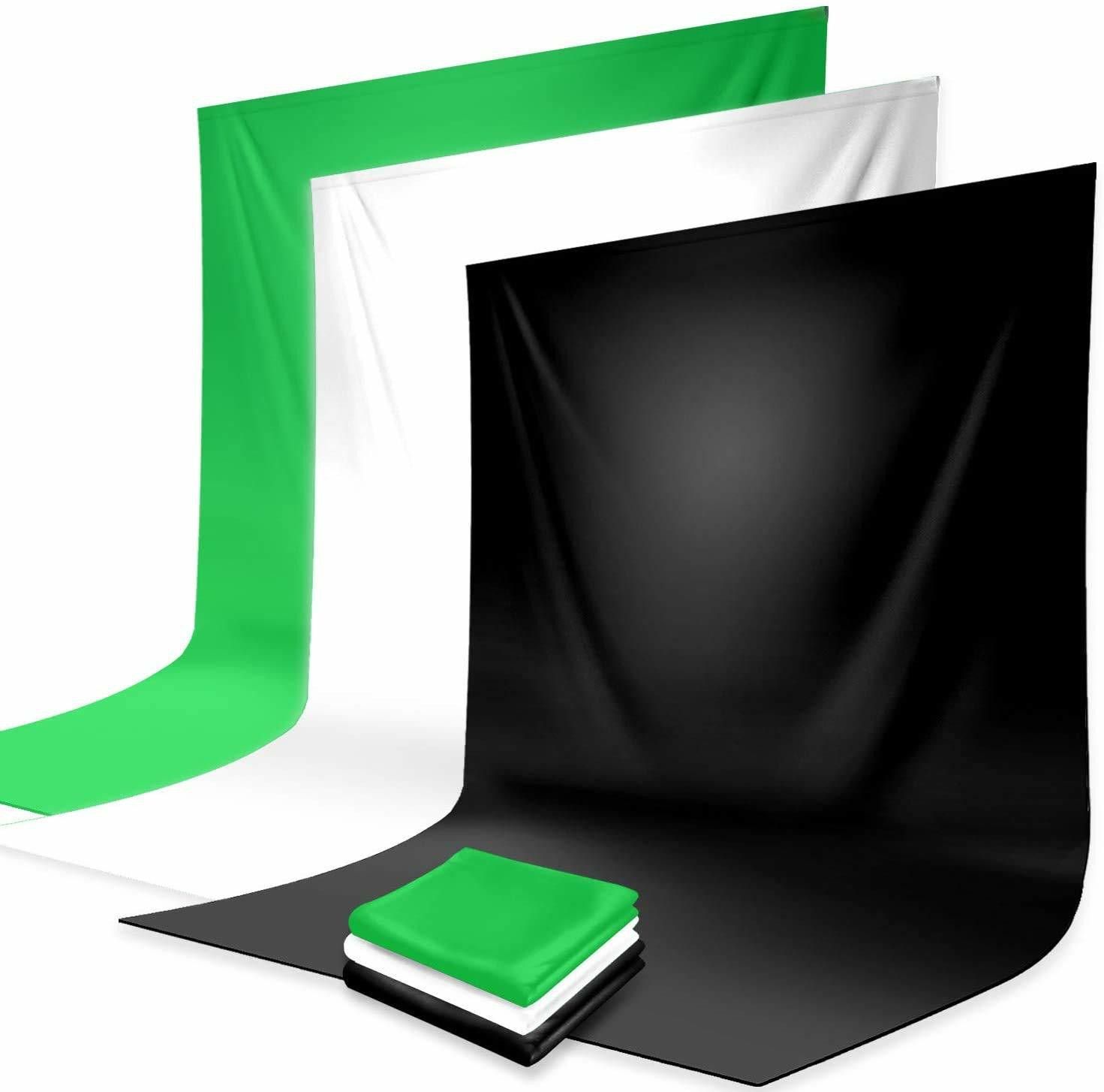 VTS Photography Background Support Backdrop Stand Kit with 3 Colors Lekera Cotton 10 cm Collapsible Reflector-image-47