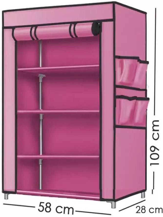 gallaxy advance Carbon Steel Collapsible Wardrobe-picture-35