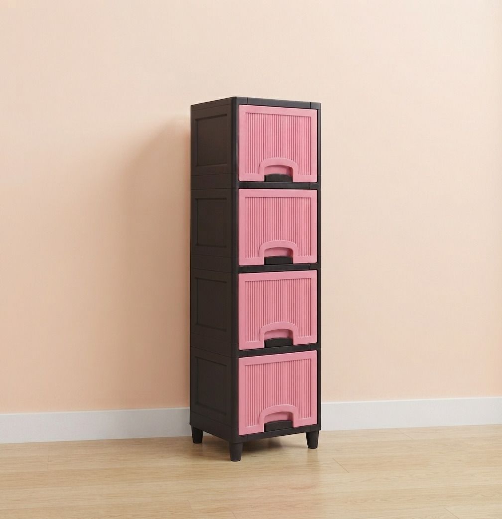 Multi Layer Plastic Drawer Cabinet for Smart Home Organization PP Collapsible Wardrobe-image-23