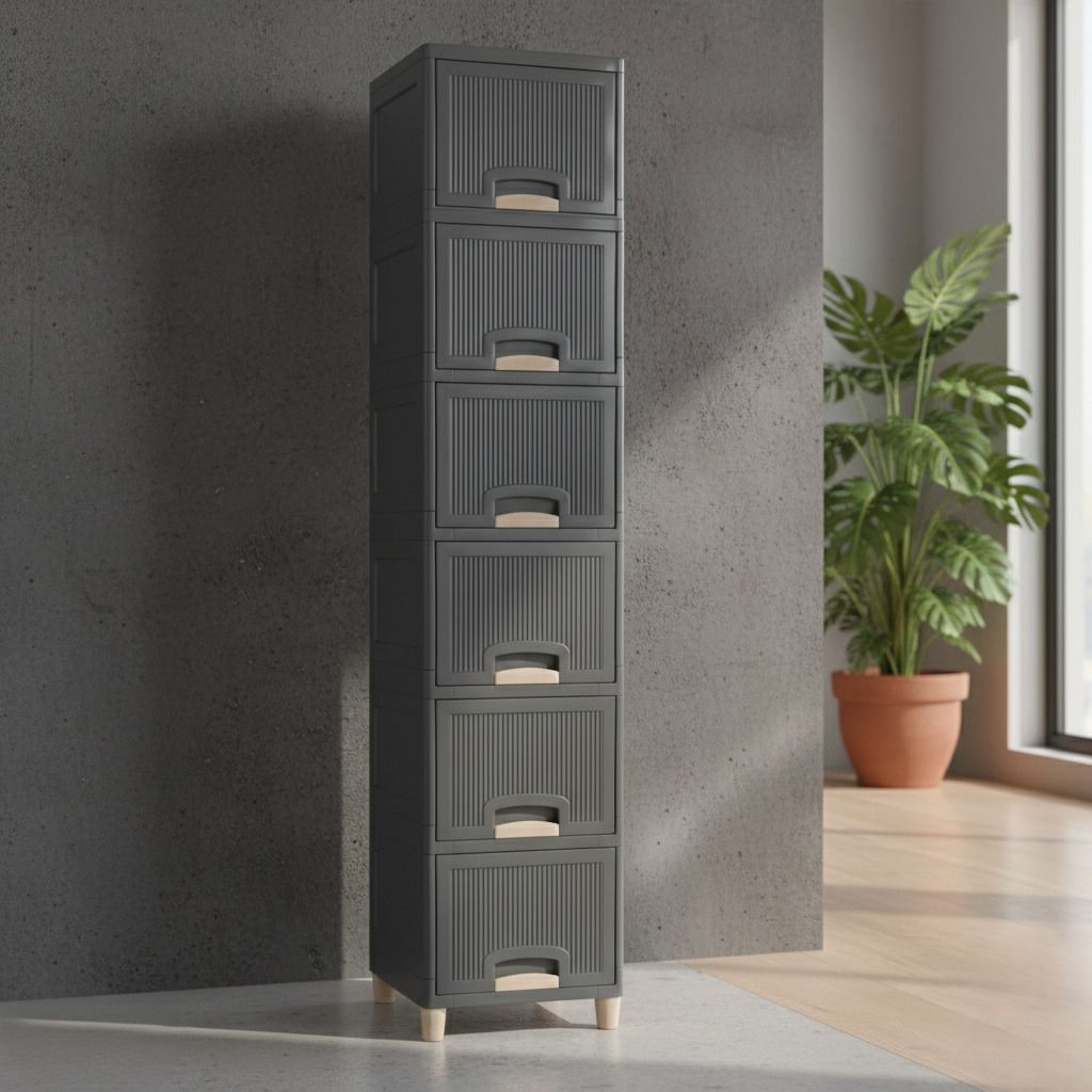 suptikes Multi Layer Cabinet with User Friendly Storage Build PP Collapsible Wardrobe-picture-13