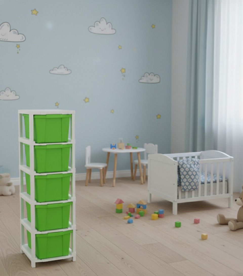 Multi Layer Cabinet with User Friendly Storage Build PP Collapsible Wardrobe-image-7