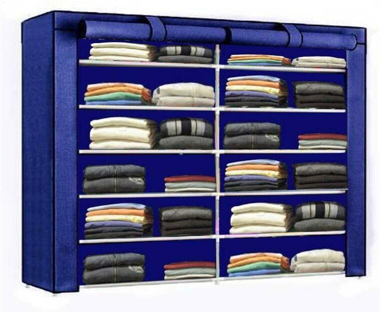 dewberries Carbon Steel Collapsible Wardrobe-picture-21