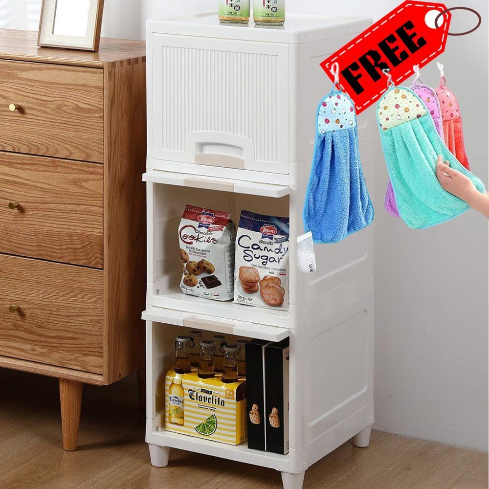 Chest of Drawers : Versatile Drawer Storage Organizer & Organisers Storage Box PP Collapsible Wardrobe-image-24