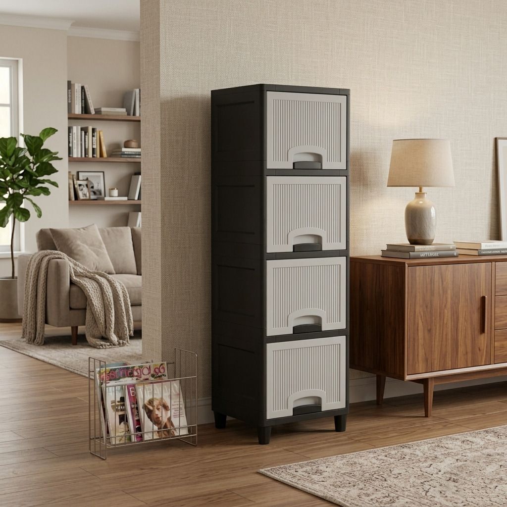 suptikes Multi Layer Cabinet with User Friendly Storage Build PP Collapsible Wardrobe-picture-15