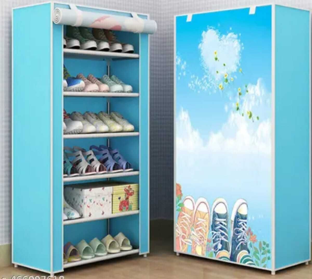 eemway Carbon Steel Collapsible Wardrobe-picture-17