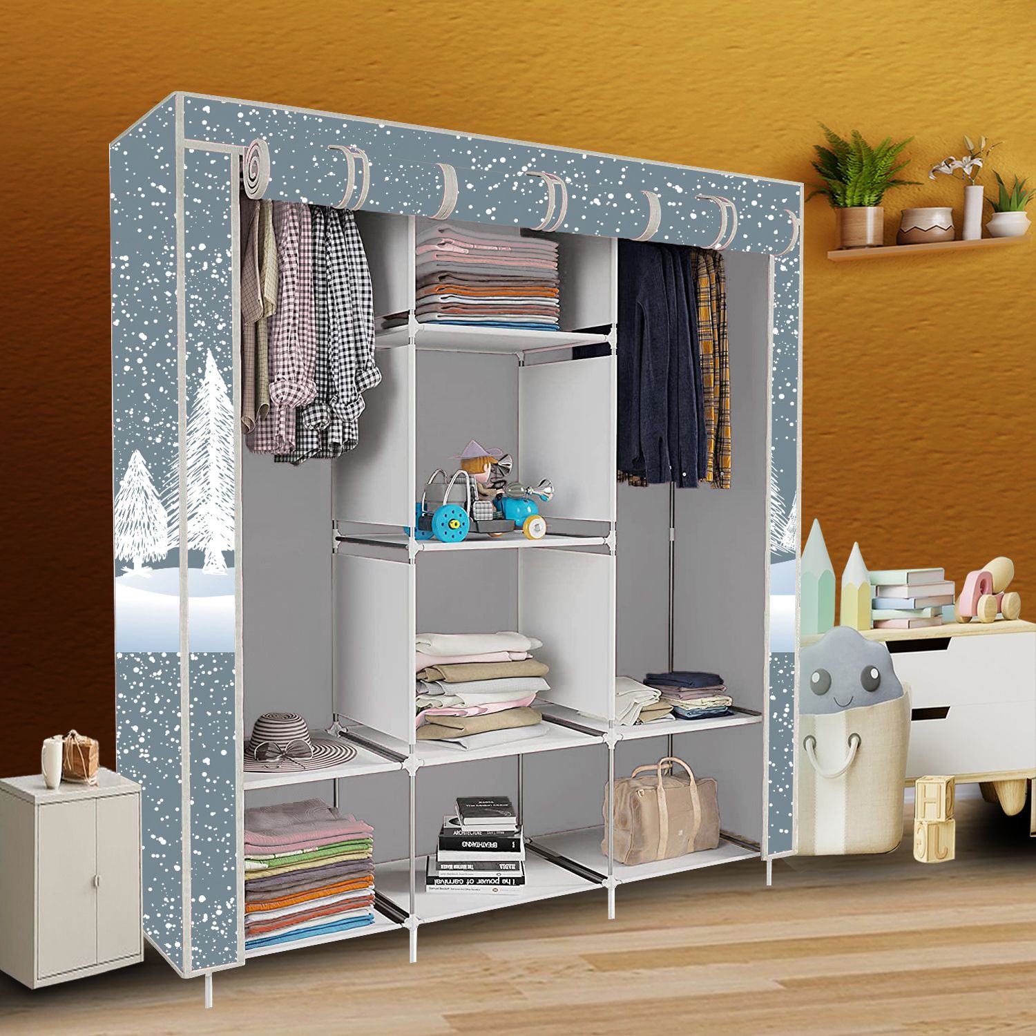 shoevault 13 NUMBER WARDROBE @ PP Collapsible Wardrobe-picture-12