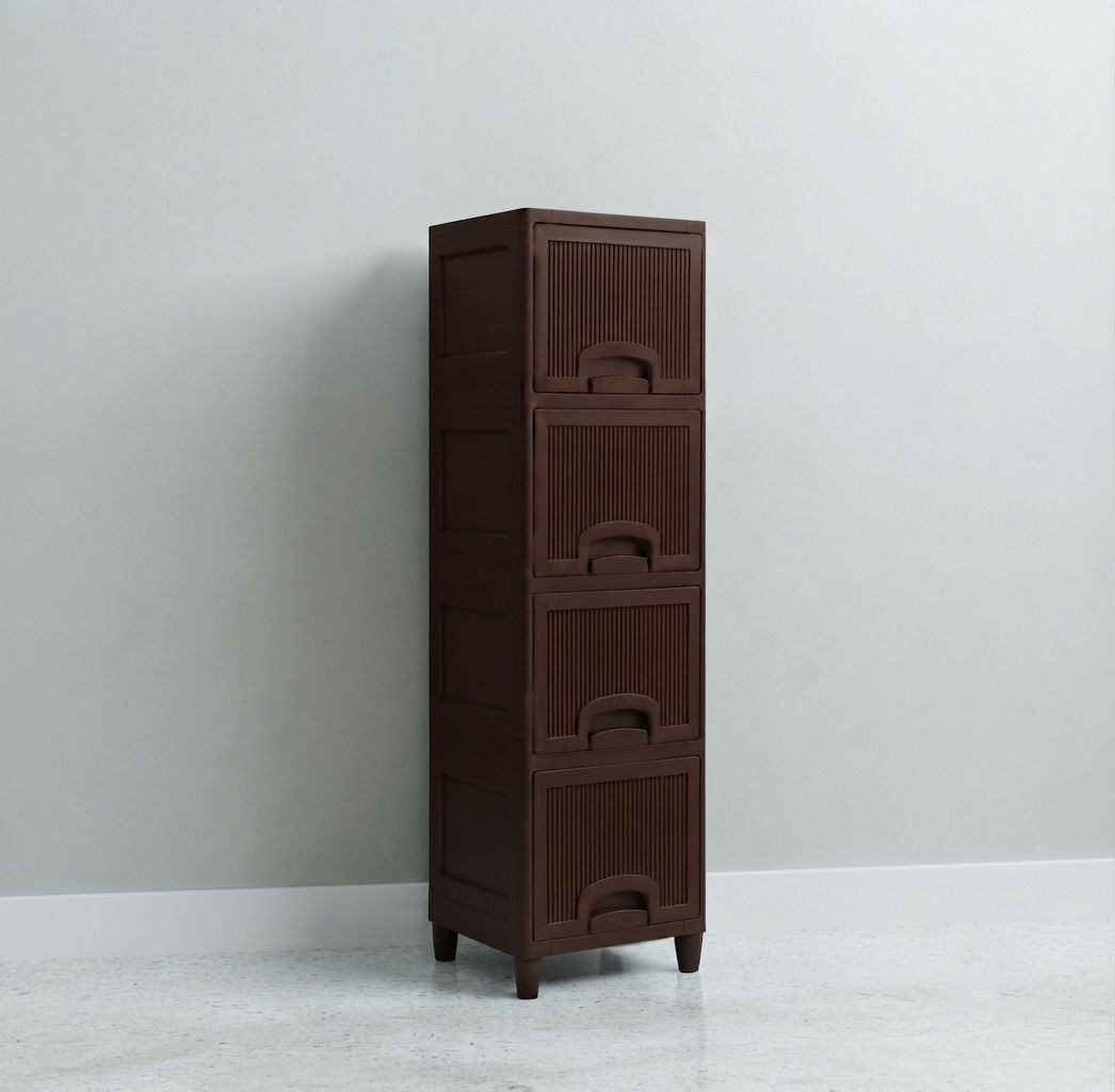 Multi Layer Plastic Drawer Cabinet for Smart Home Organization PP Collapsible Wardrobe-image-8