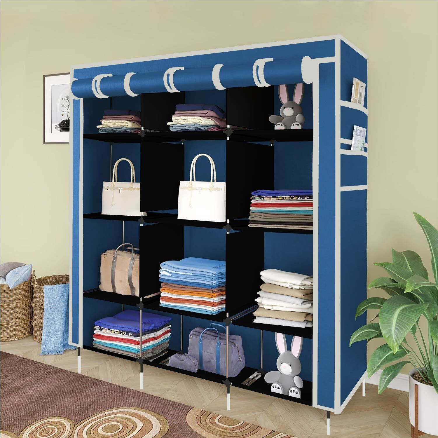 Continental collapsible wardrobe PP Collapsible Wardrobe-image-26