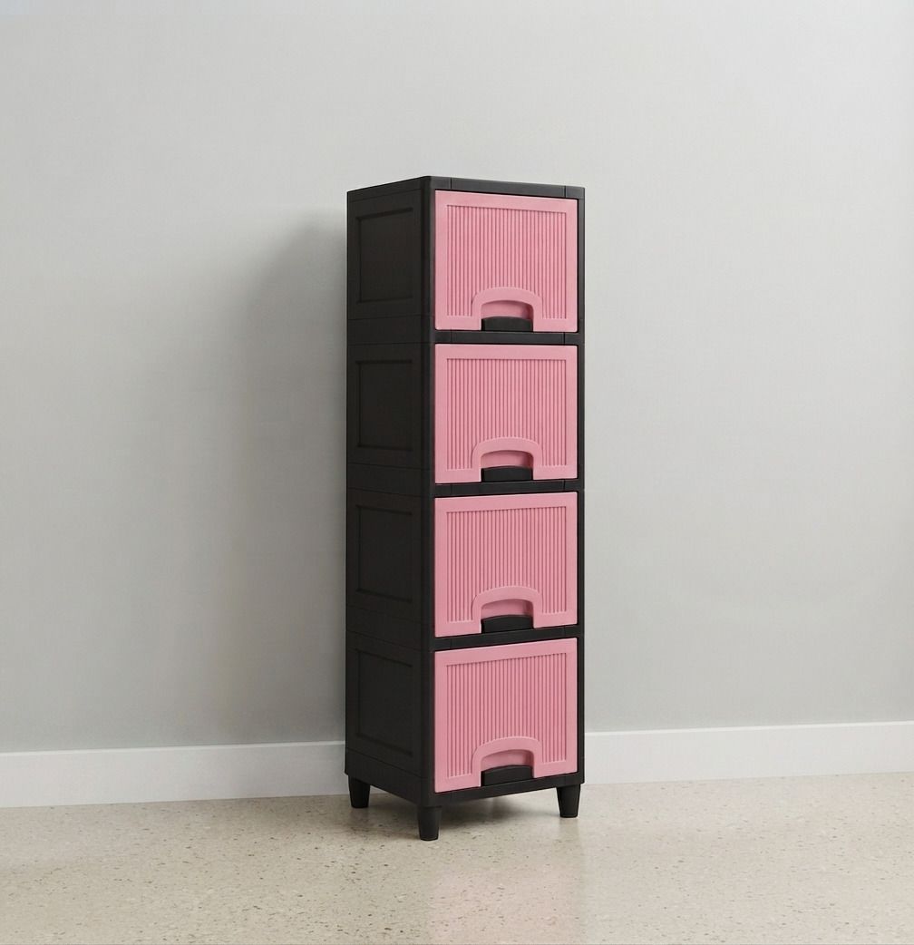 grotheory Multi Layer Multi Purpose Plastic Drawer Storage Unit for Bedroom and Office PP Collapsible Wardrobe-picture-18