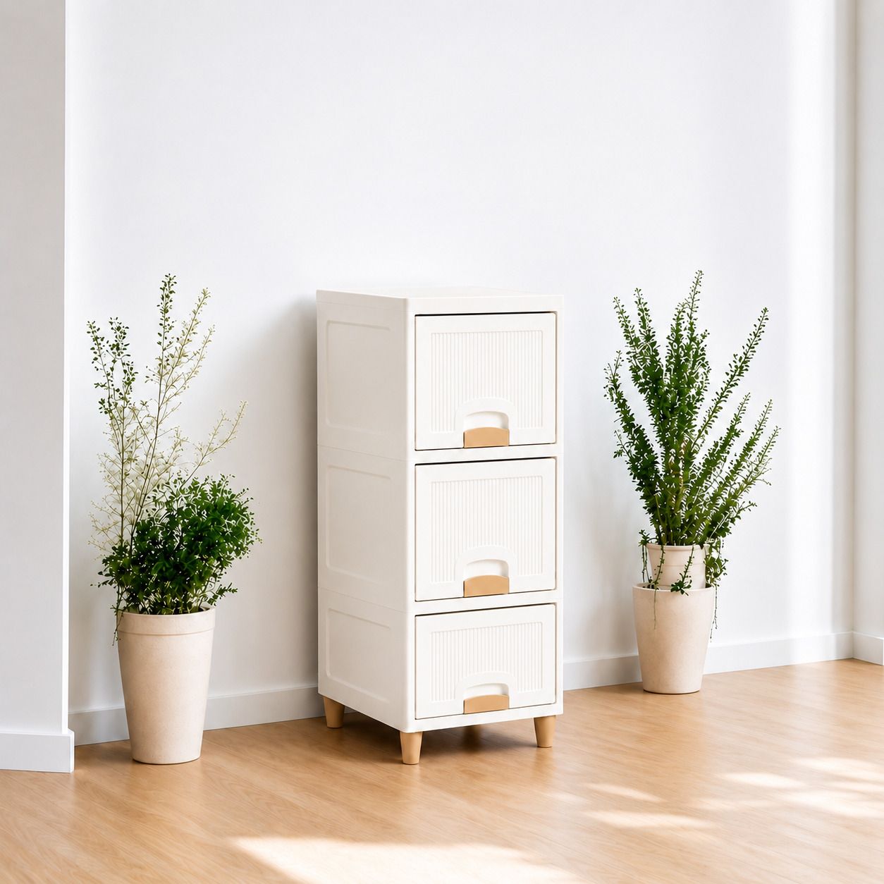 3 Layer Foldable Cabinet Plastic Cupboard For Storage Plastic Modular Drawer PVC Collapsible Wardrobe-image-31