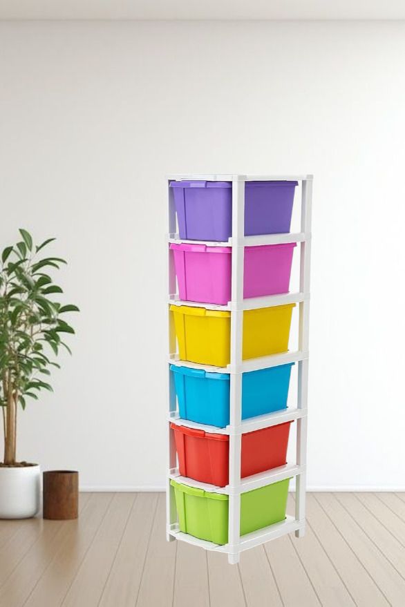 6XL Home and Kids Foldable drawers organizers Box. PP Collapsible Wardrobe-image-21