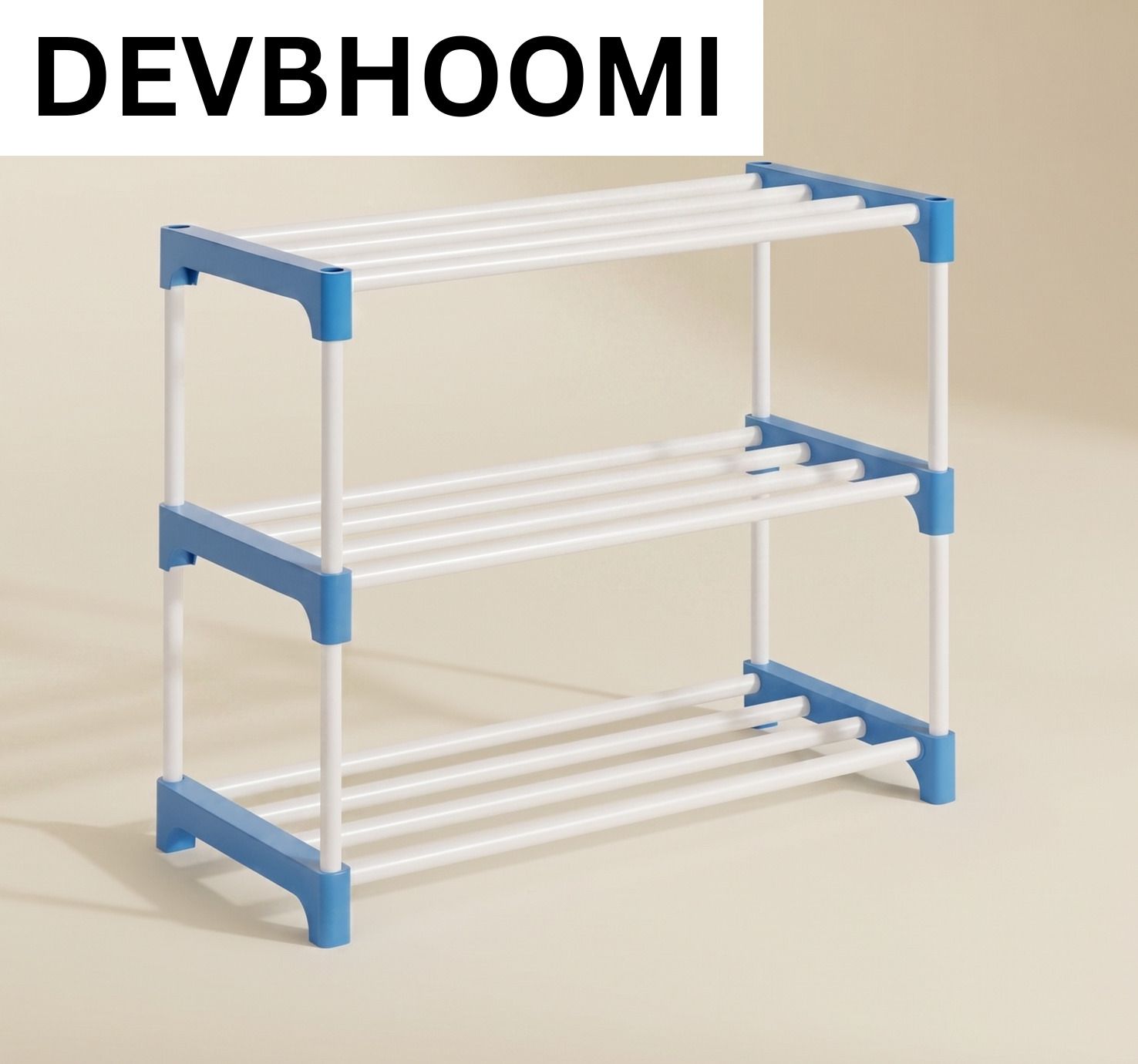 devbhoomi 3 Layer Collapsible Wardrobe for Multipurpose Storage Organizer PVC Collapsible Wardrobe-picture-17