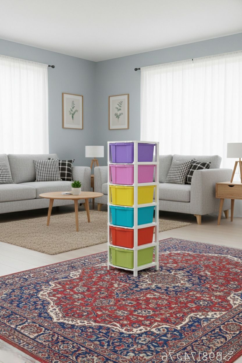 suptikes Executive Multi Drawer Office Supplies Organizer PP Collapsible Wardrobe-picture-48