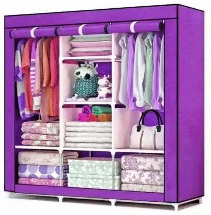 dewberries Carbon Steel Collapsible Wardrobe-picture-23