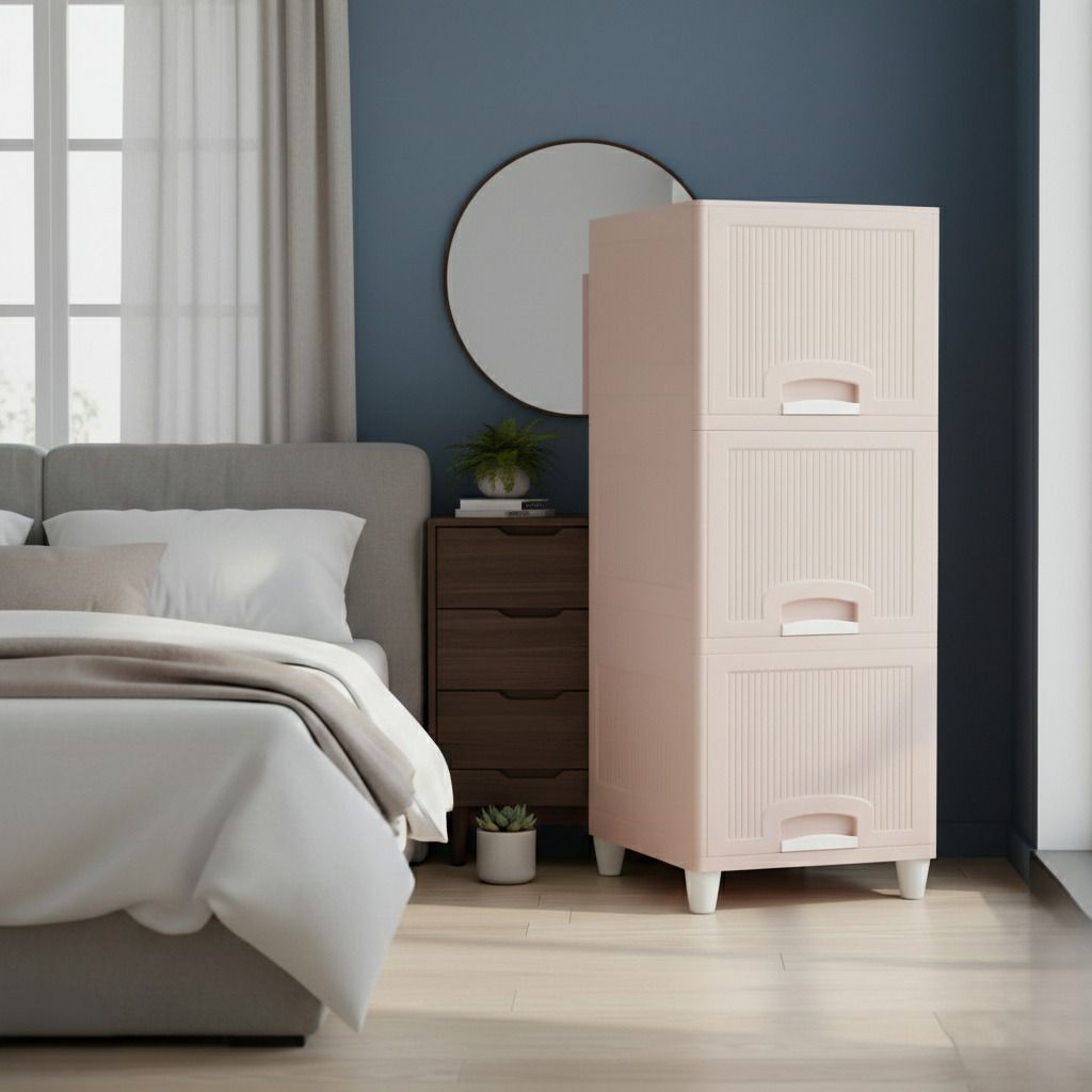 Multi Layer Cabinet with User Friendly Storage Build PP Collapsible Wardrobe-image-11