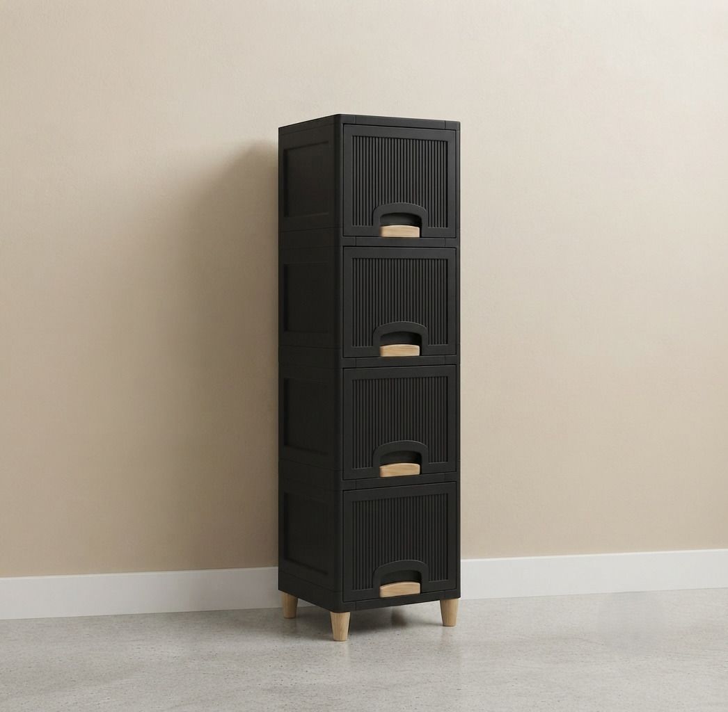 Multipurpose Plastic Cabinet Drawer Organizer for Bedroom PP Collapsible Wardrobe-image-19