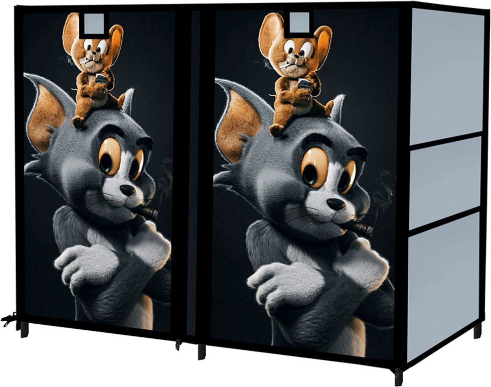 8 Shelves PP Collapsible Wardrobe-image-46