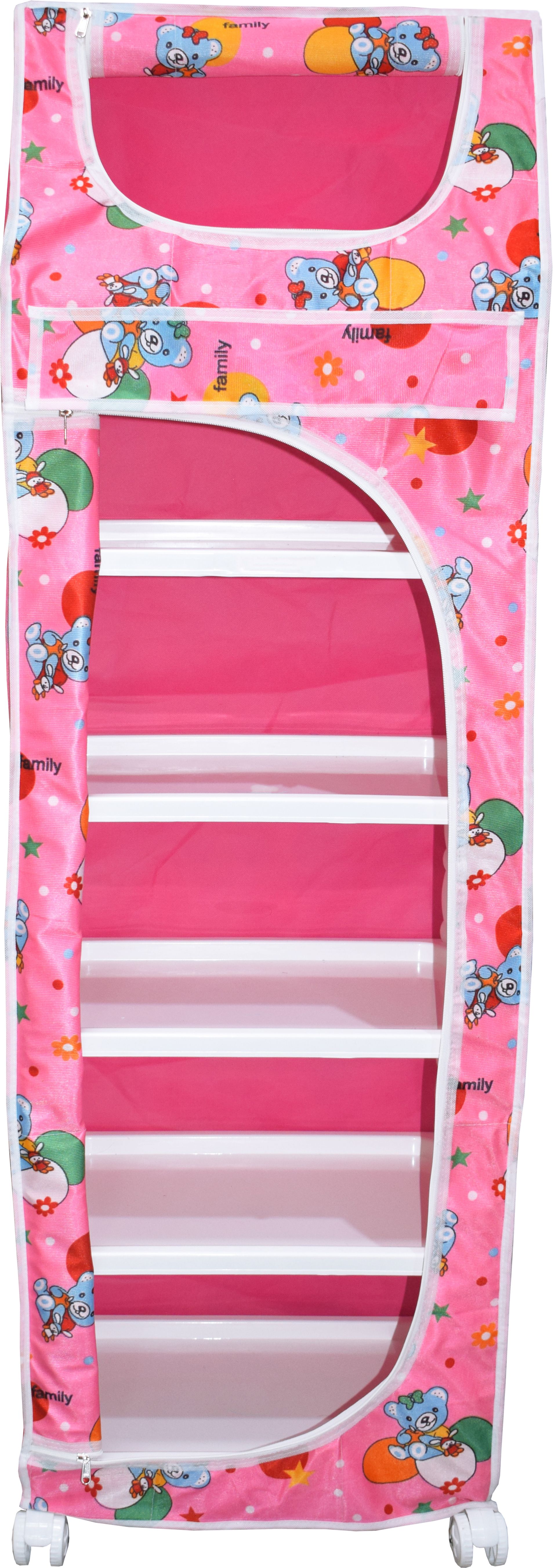 furnigully Baby 6 Shelve Unbreakable Material PVC Collapsible Wardrobe-picture-19