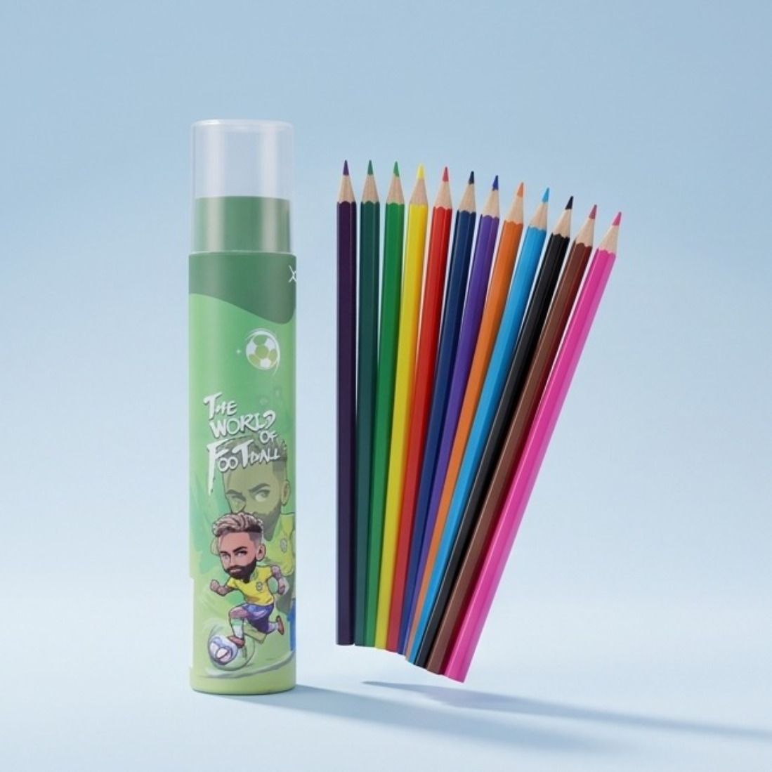 12 COLOR PENCIL HEXAGONAL Shaped Color Pencils-image-4