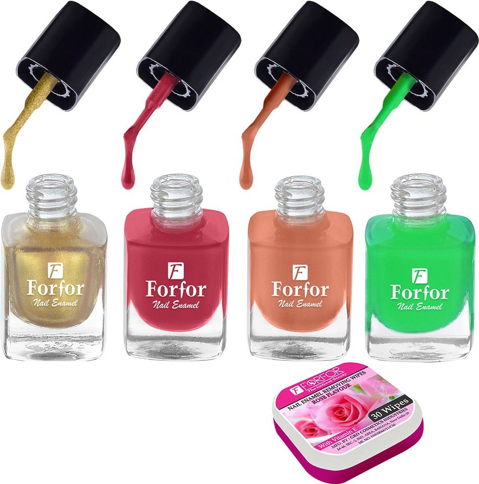for for Perfect Stay Trendy Safe & Fast Dry ,Nail Art ,Glossy Finish Nail Polish Combo-picture-30