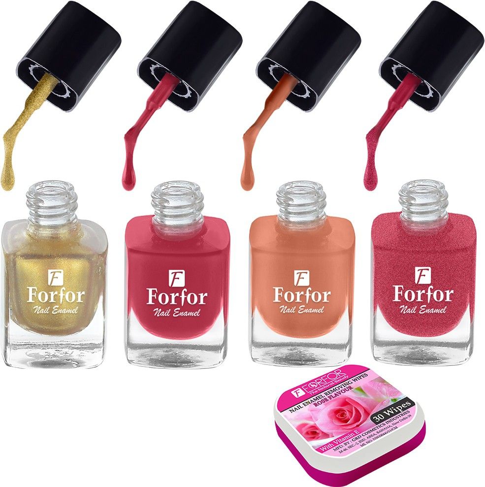 for for Perfect Stay Trendy Safe & Fast Dry ,Nail Art ,Glossy Finish Nail Polish Combo-picture-38