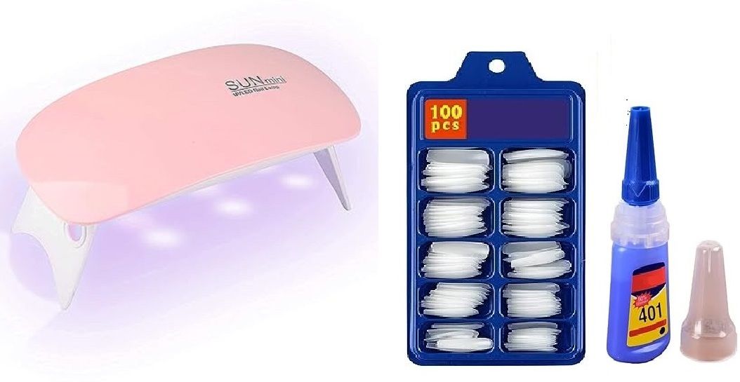 Nail Polish Drayer,Mini Foldable Nail Lamp,Nail Polish Dryer Curing Lamp Light Portable With Artificial Fake Nails & glue-image-41