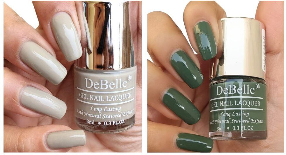 debelle Gel Nail Polish Combo 2 (Moonstone Bloom, Green Olivia)-picture-31