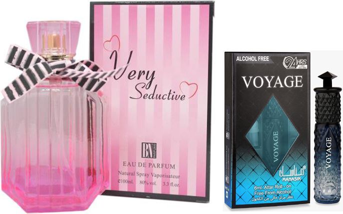 Very Seductive Perfume 100ml & Voyage Attar 6ml-image-13