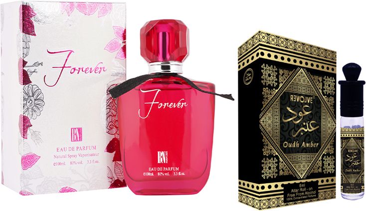bn parfums Forever Perfumes 100ml & Oudh Ambe Attar 6ml-picture-24