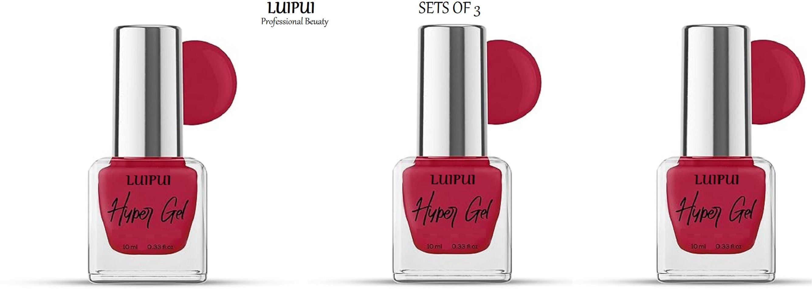 luipui Red Nail Polish / Quick Drying, Glossy Finish, Long Lasting-picture-17