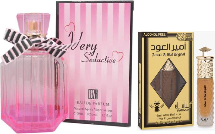 bn parfums Very Seductive Perfume 100ml & Ameer Al Oud Orignal Attar 6ml-picture-38
