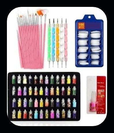 huge leaf Basic Nail Art combo kit (Refere Images for Product combo)_ck112-picture-2