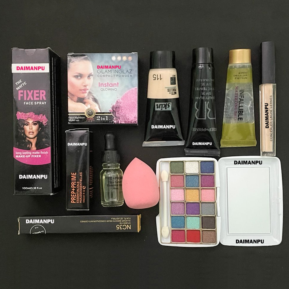 DAIMANPU Full Coverage Matte Edition Makeup Combo Collections Eyeshadow High Intensity image 1