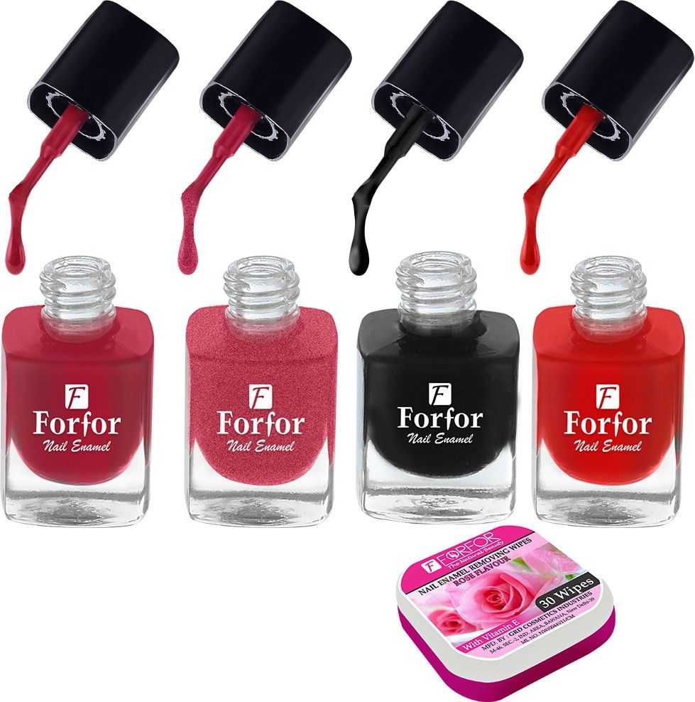 for for Perfect Stay Trendy Safe & Fast Dry ,Nail Art ,Glossy Finish Nail Polish Combo-picture-42