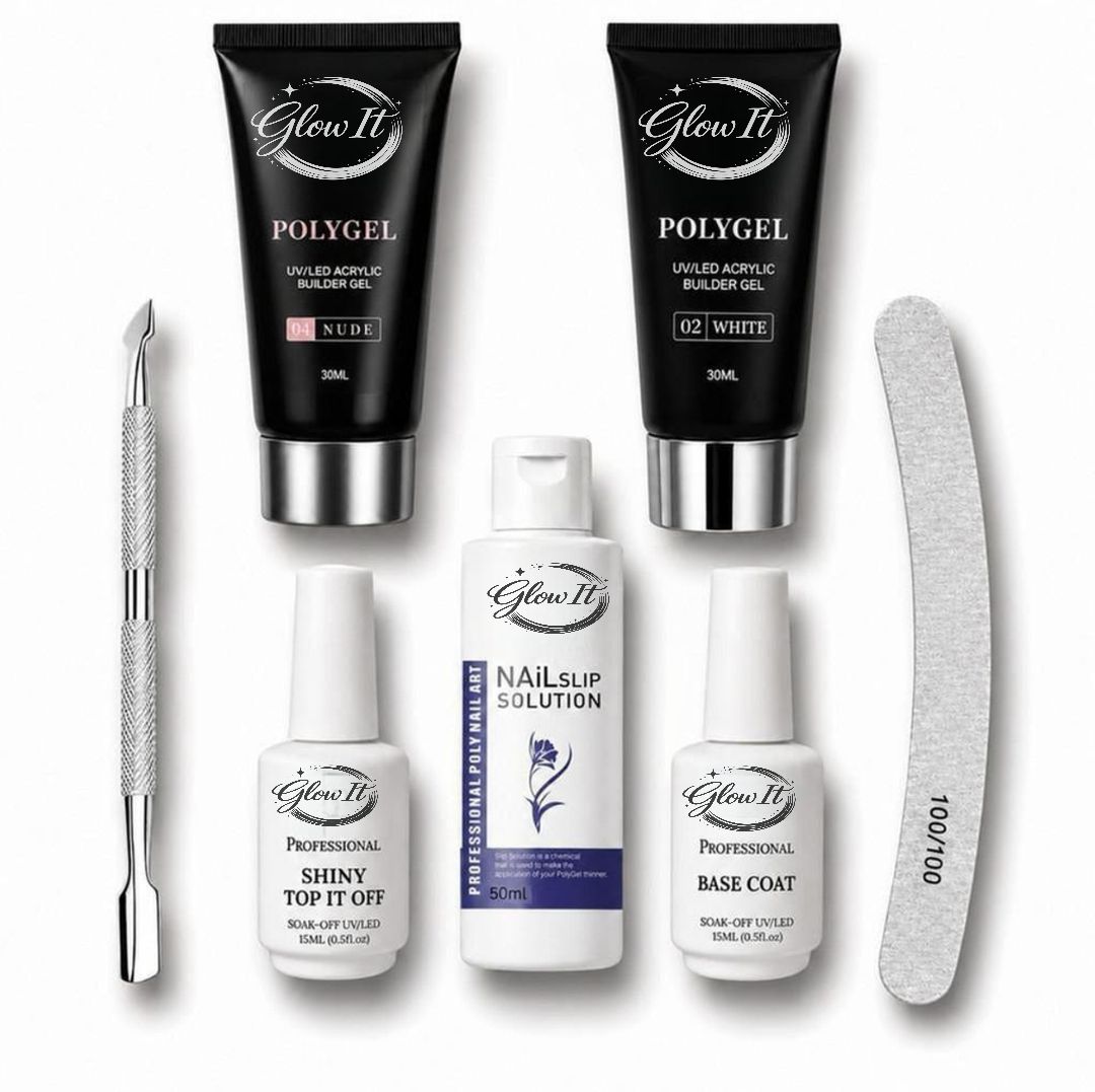 glow it Polygel Nail Extension Kit with Nail Tools-picture-32