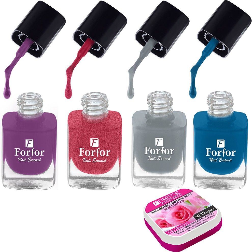 for for Perfect Stay Trendy Safe & Fast Dry ,Nail Art ,Glossy Finish Nail Polish Combo-picture-18