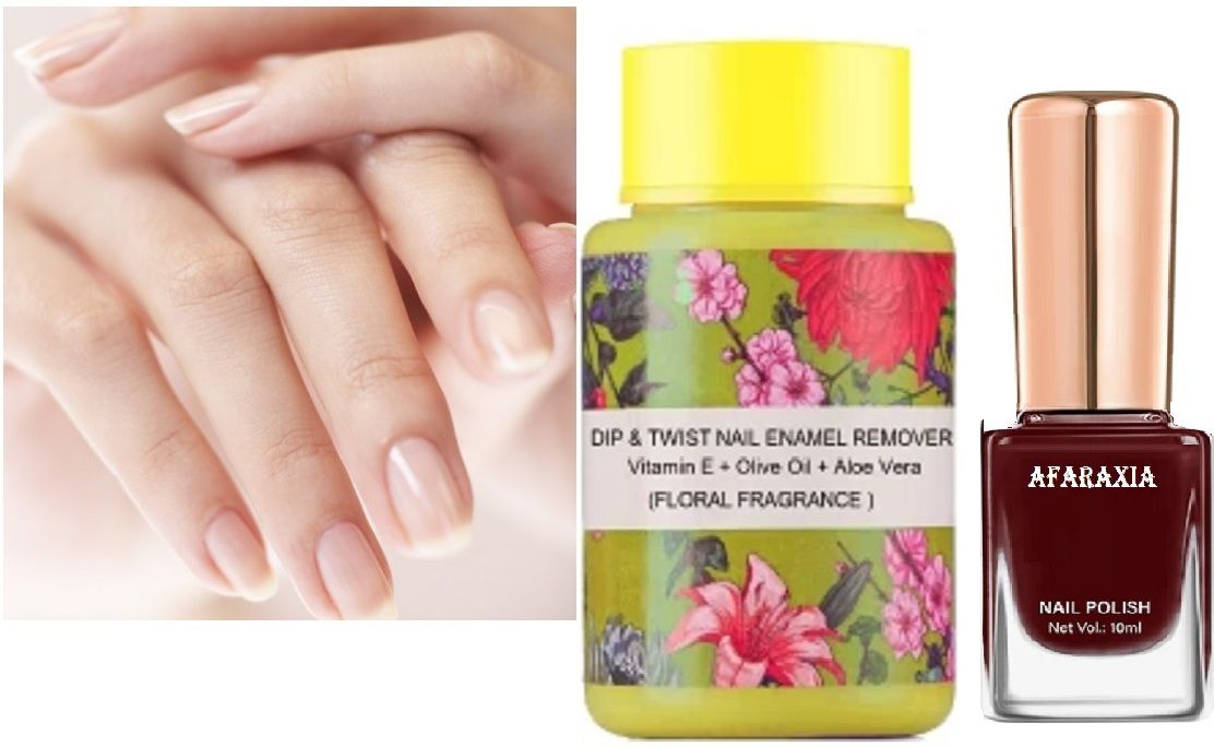 afaraxia Combo Long Lasting nail paint with Dip And Twist Nail Paint Remover-picture-19
