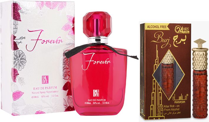 bn parfums Forever Perfumes 100ml & Burj Attar 6ml-picture-11