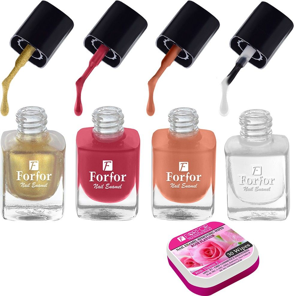 for for Perfect Stay Trendy Safe & Fast Dry ,Nail Art ,Glossy Finish Nail Polish Combo-picture-41