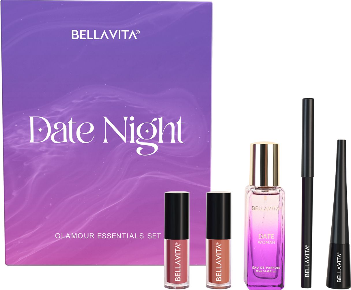 bellavita Date Night Gift Set| Makeup & Fragrance Kit| Luxurious & Long Lasting|-picture-23