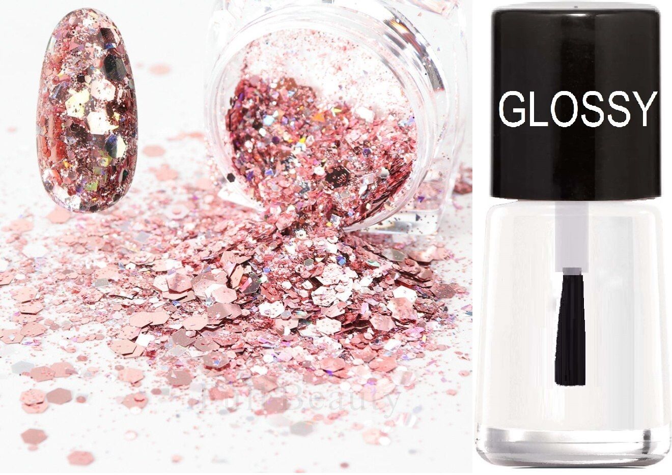 gfsu - go for something unique HIGH SHINE GLOSSY NAIL GEL AND CHUNKY GLITTER-picture-22