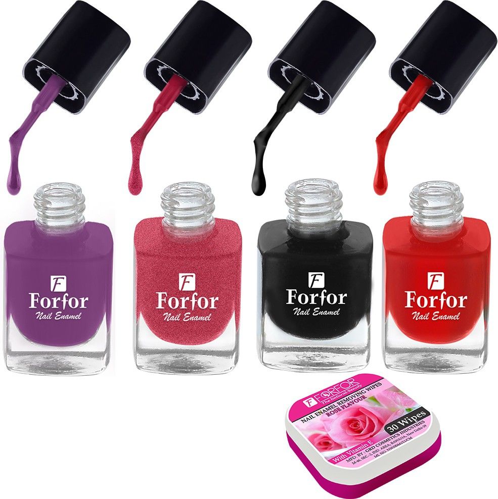 for for Perfect Stay Trendy Safe & Fast Dry ,Nail Art ,Glossy Finish Nail Polish Combo-picture-29