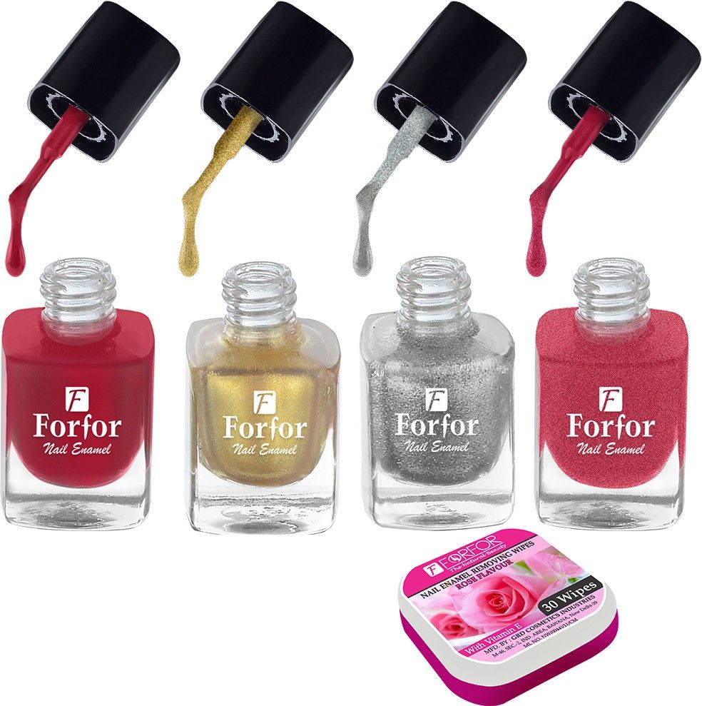 for for Perfect Stay Trendy Safe & Fast Dry ,Nail Art ,Glossy Finish Nail Polish Combo-picture-39