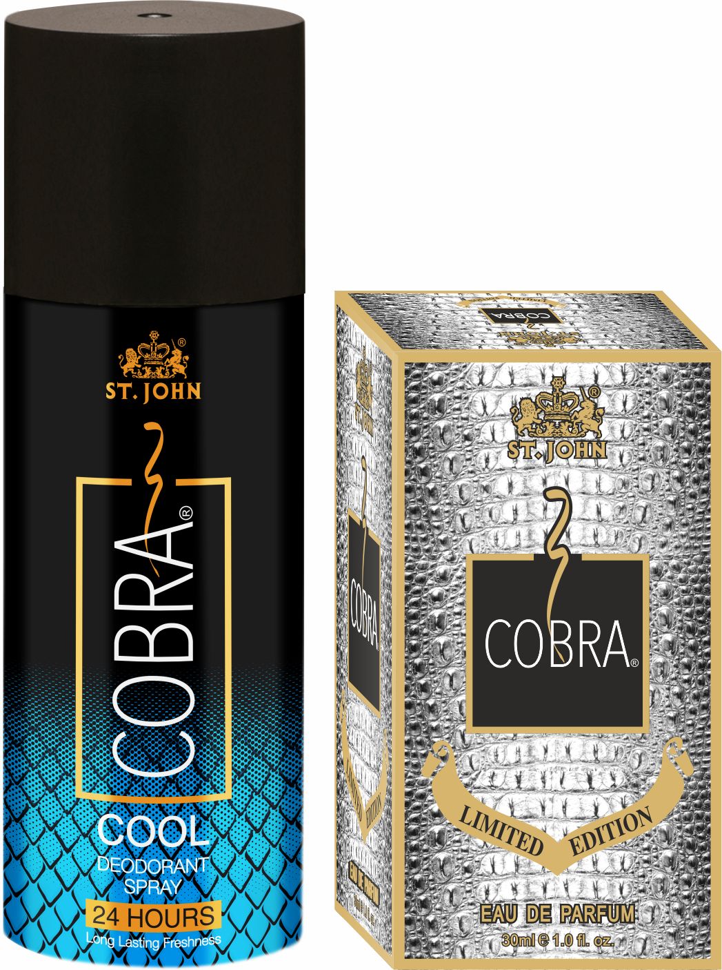 st-john Cobra Deodorant Cool 150ML & Cobra Limited Edition 30ML Gift Pack-picture-44