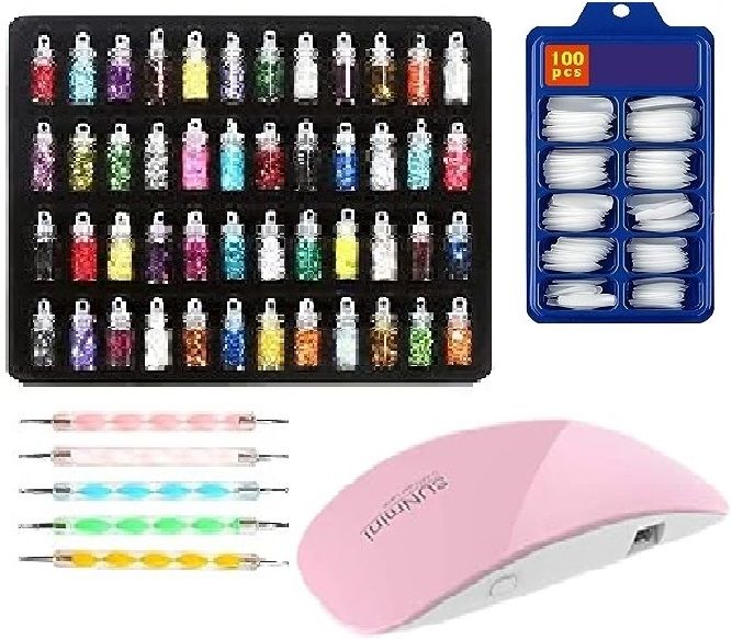6W LED UV Nail Polish Dryer Curing Lamp Light Portable for Gel Based Polishes With Nail Art , Dotting Pen,Artificial Nails-image-34