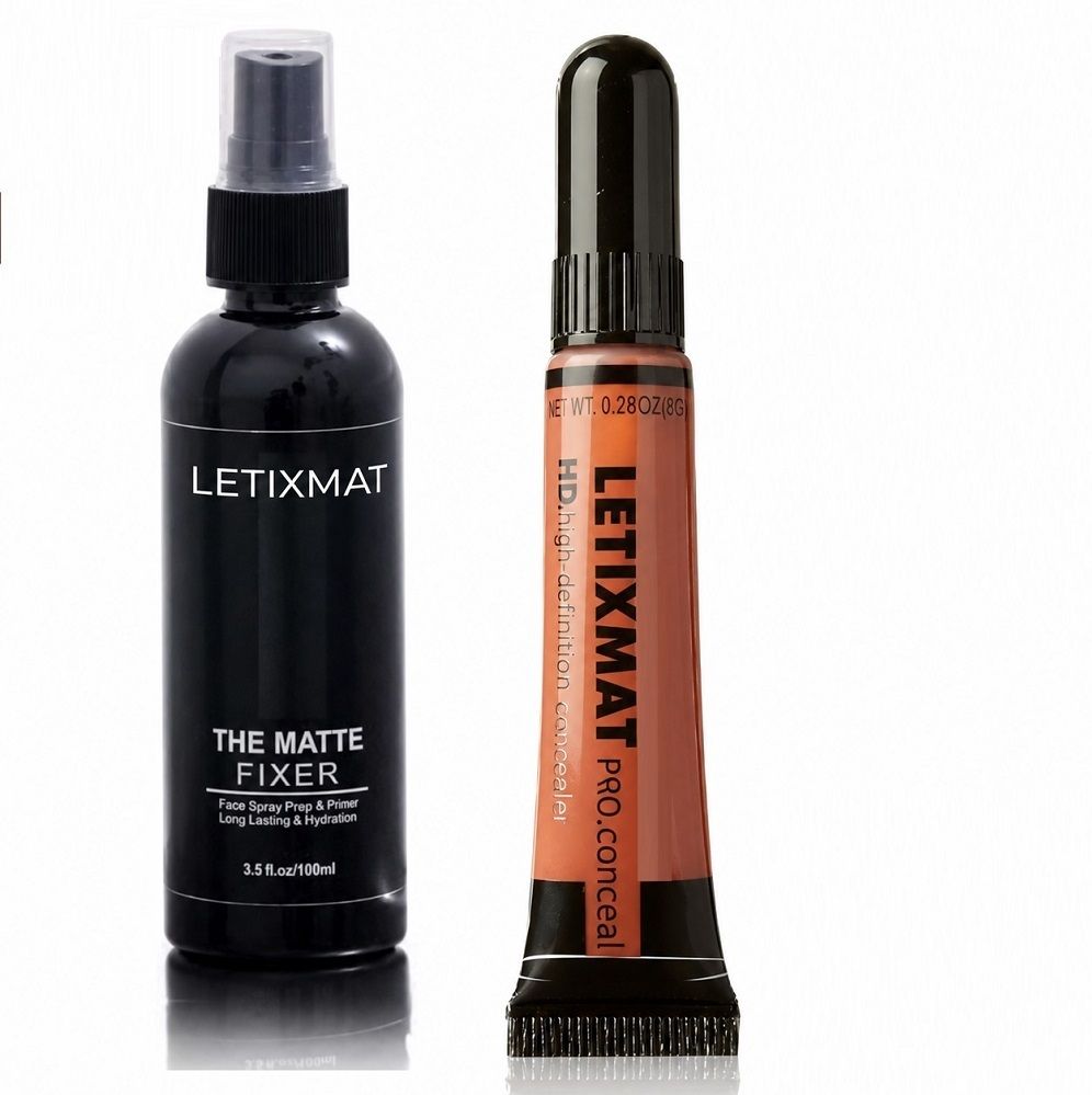latixmat MAKEUP FIXER SPRAY AND HD HIGH CONCEALER COMBO-picture-37