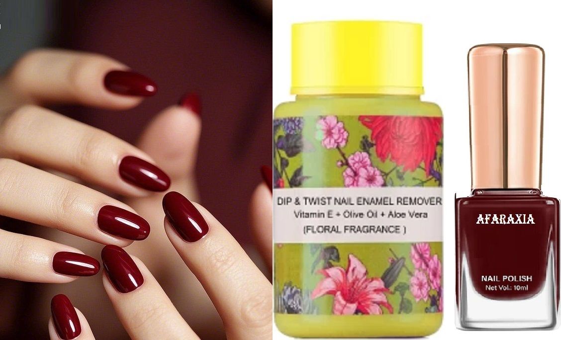 afaraxia Combo Matte Finish Long Lasting nail paint with Dip And Twist Nail Paint Remover2-picture-21