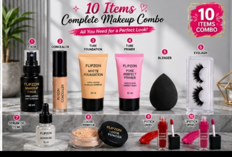 New best all in one trending face Makeup combo kit-image-18