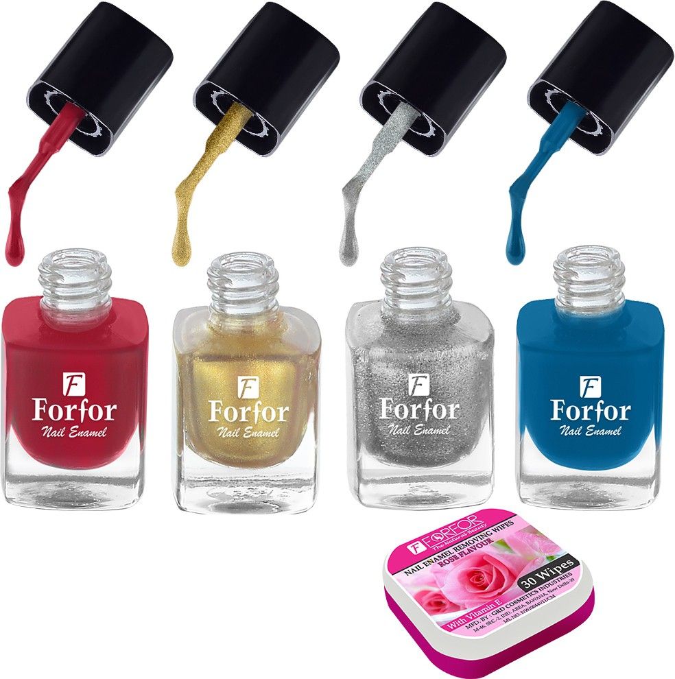for for Perfect Stay Trendy Safe & Fast Dry ,Nail Art ,Glossy Finish Nail Polish Combo-picture-36