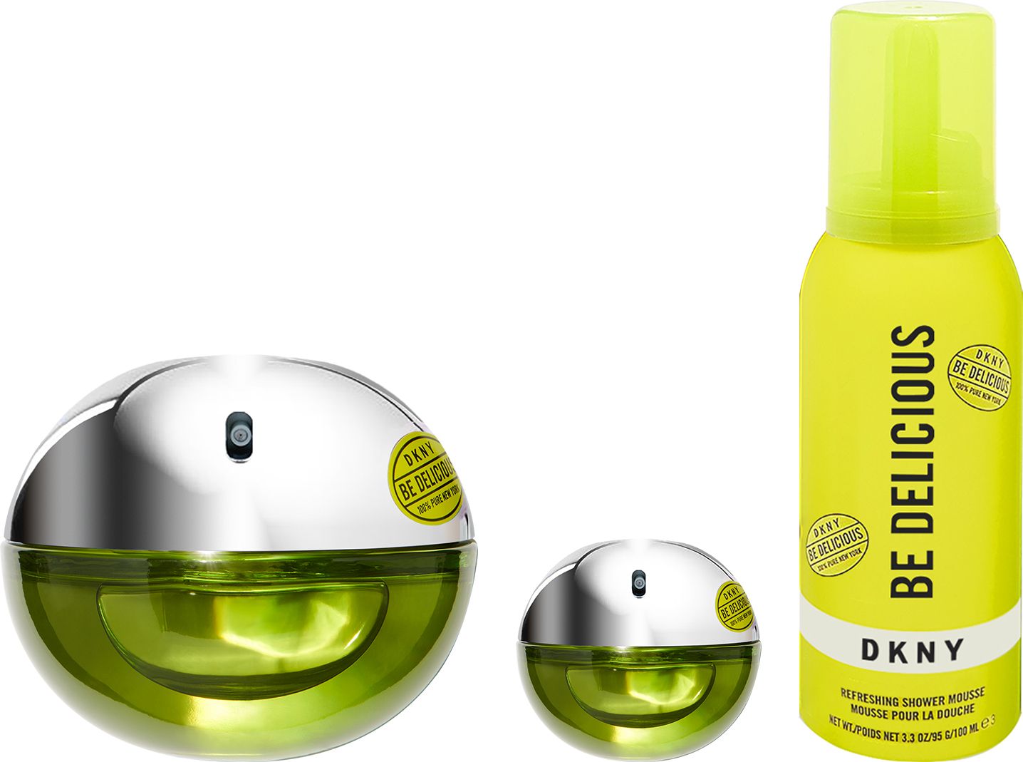 dkny Be Delicious Set (Eau de Parfum 100ml + 7ml + Shower Mousse 100ml)-picture-48
